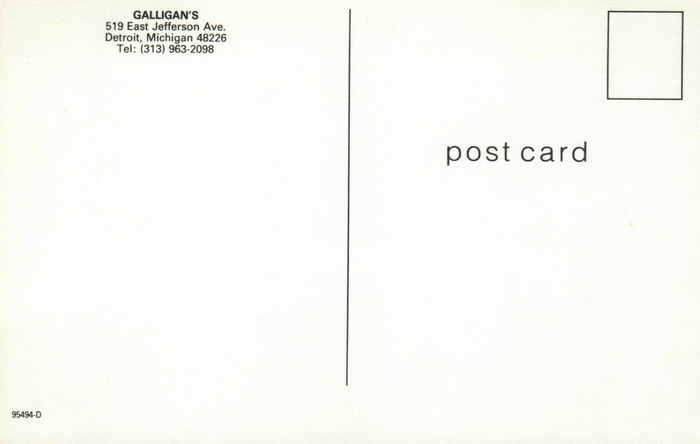 Galligans - Old Postcard Photo